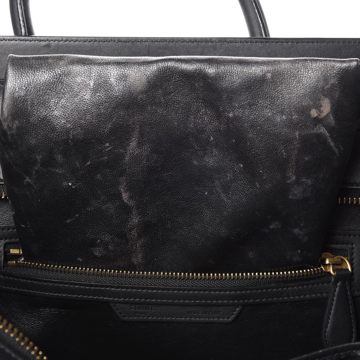 Smooth Calfskin Mini Luggage Black