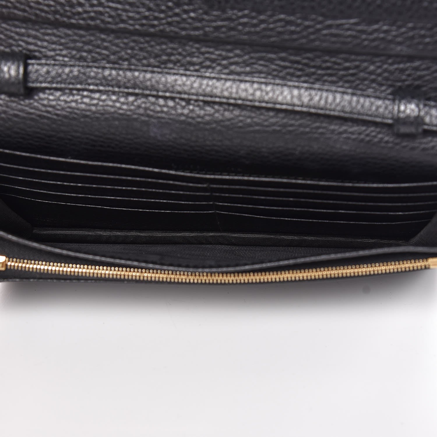 Gucci Dollar Calfskin Mini Swing Wallet Bag Black 5 of 11