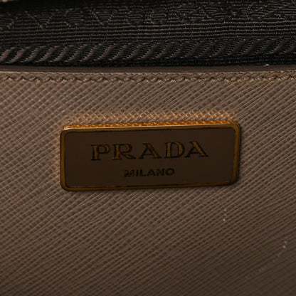 Prada Saffiano Medium Galleria Double Zip Tote Pomice 7 of 10