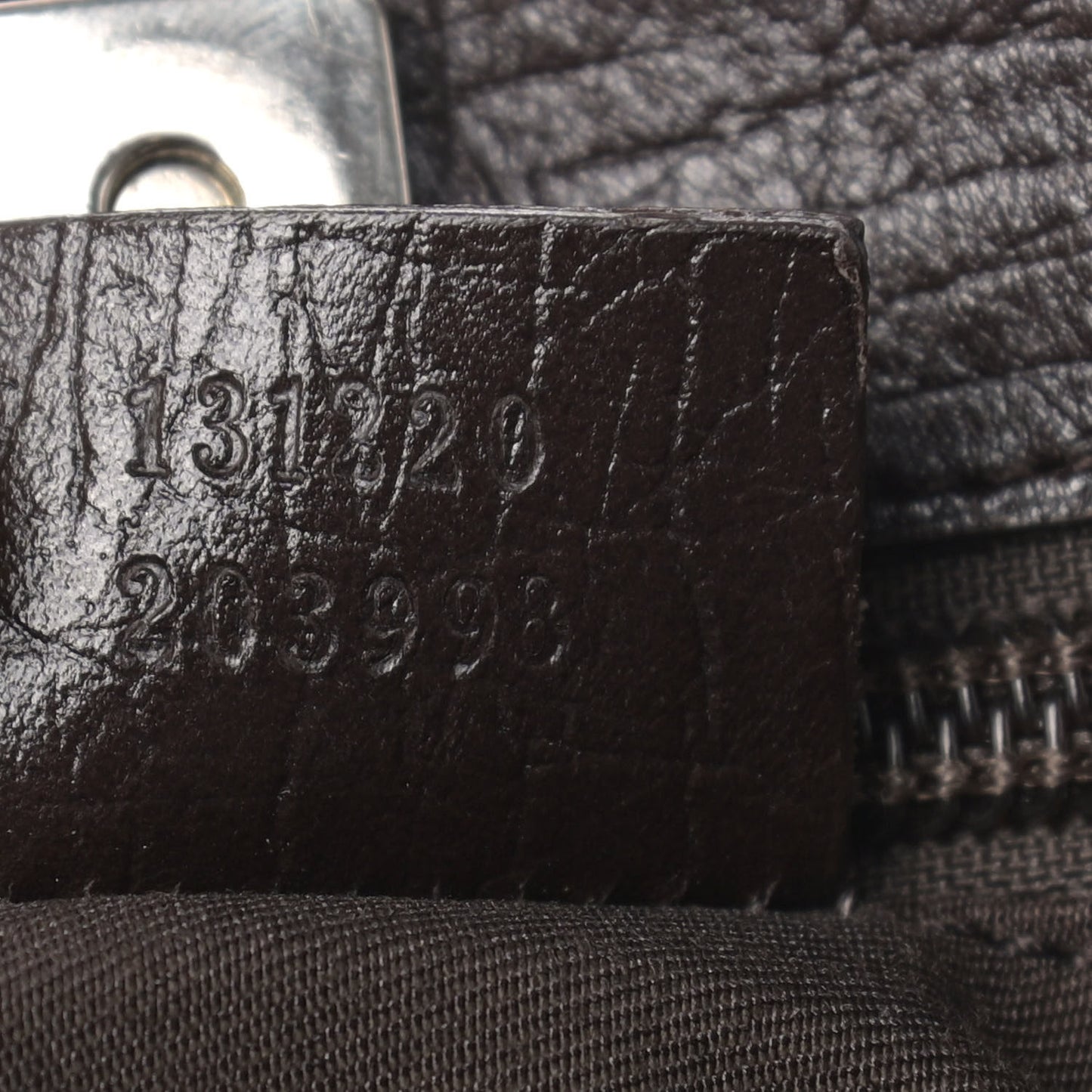 GG Plus Monogram Small Vertical Tote Dark Brown