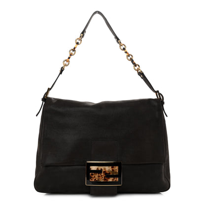 Fendi Vitello Savana Big Forever Mama Baguette Dark Brown 1 of 9