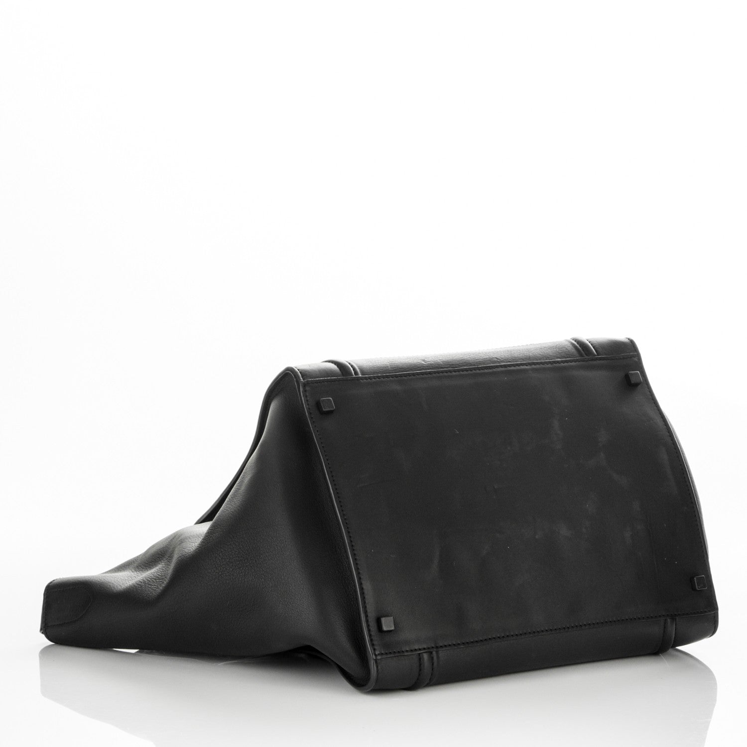 Celine Supple Calfskin Large Phantom Luggage Black 4 of 7