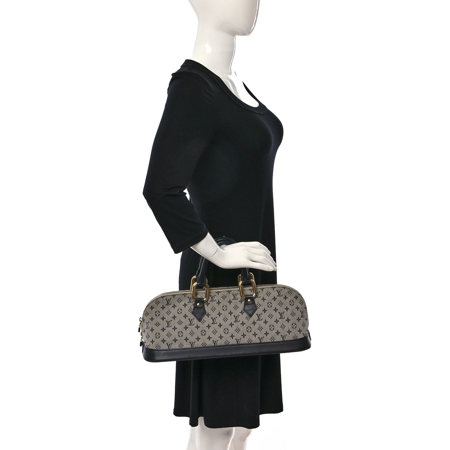 Mini Monogram Alma Long Blue
