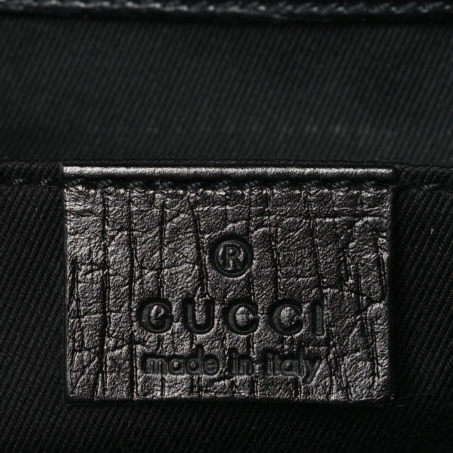 Gucci Monogram Horsebit Chain Clutch Black 6 of 9