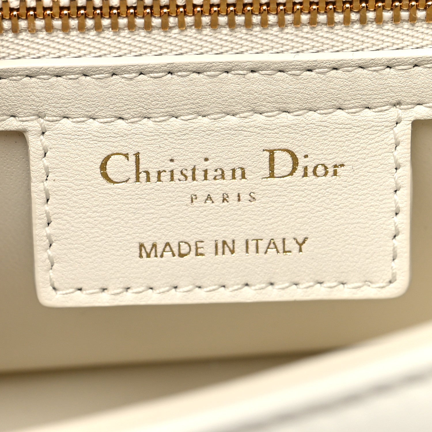Christian Dior Calfskin Star Motif Macrocannage Mini Caro Bag Latte 6 of 10