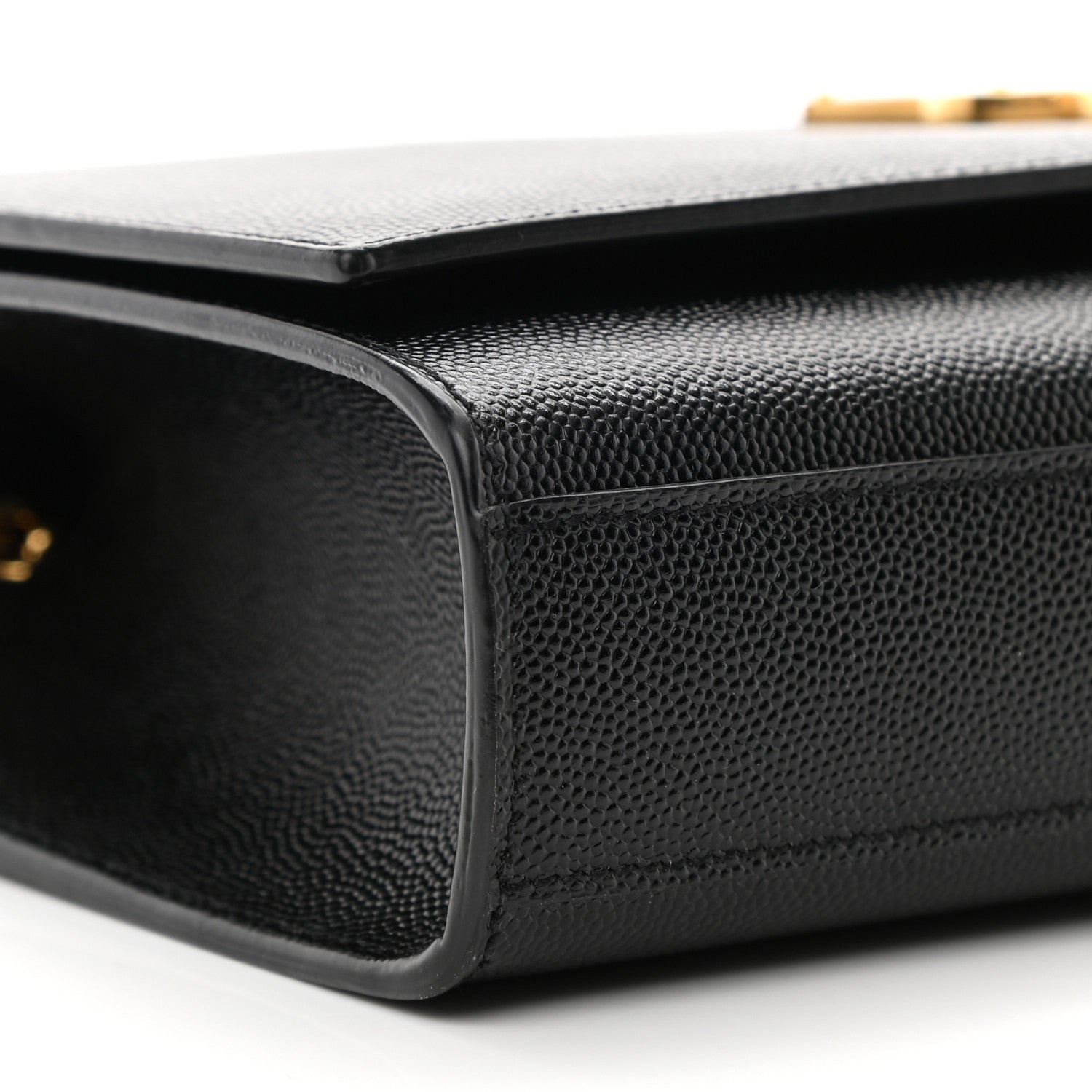 Saint Laurent Grain De Poudre Medium Classic Monogram Kate Satchel Black 9 of 12