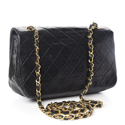 Chanel Lambskin Quilted Small Single Flap Black 3 of 14