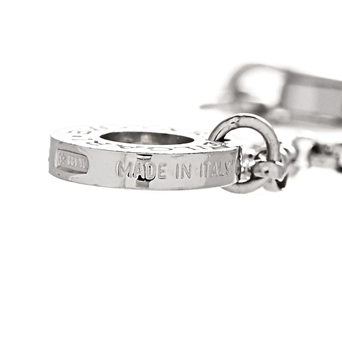 18K White Gold Mini B.Zero1 Pendant Necklace