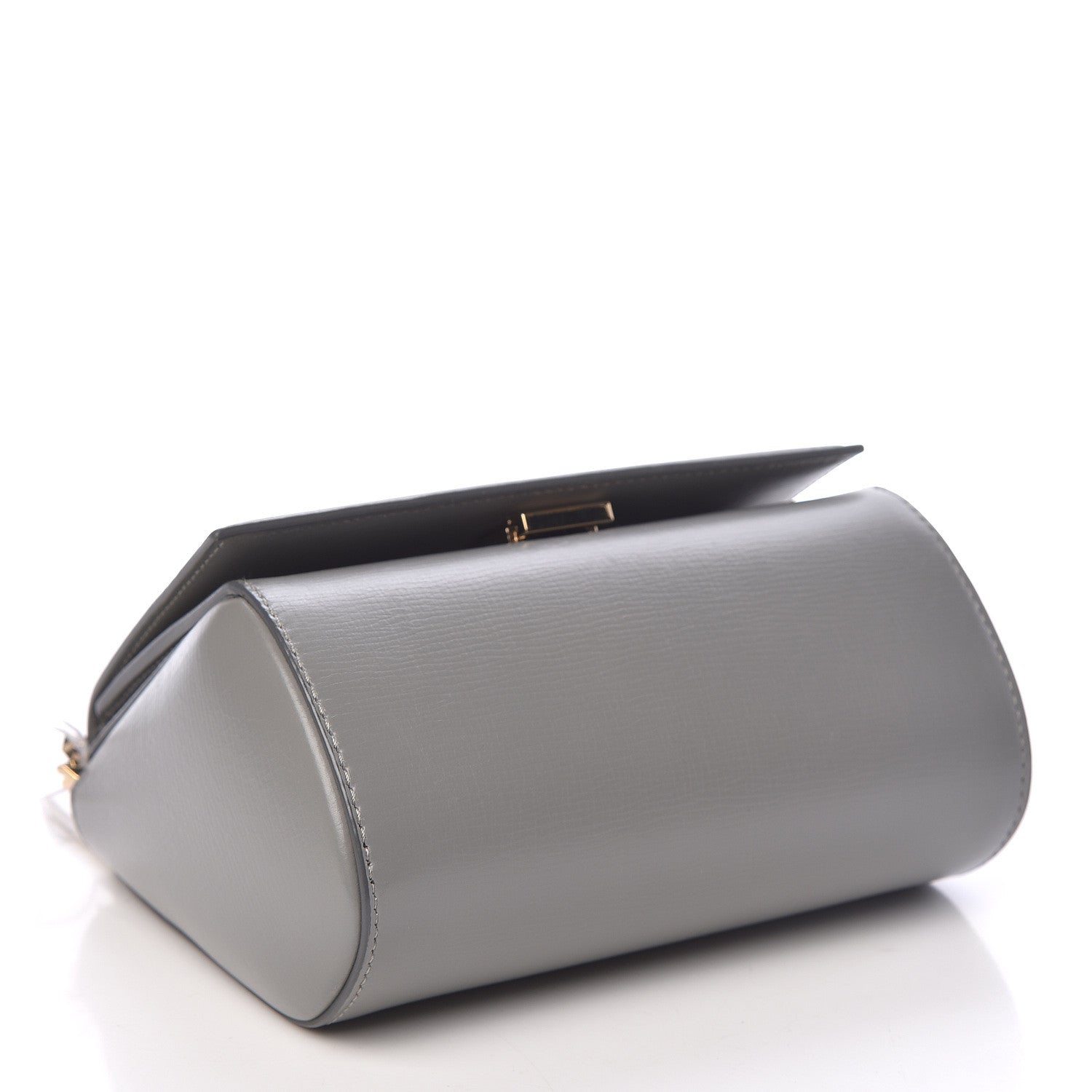 Givenchy Textured Calfskin Mini Pandora Box Chain Crossbody Bag Grey 4 of 10