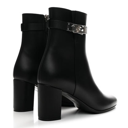 Hermes Calfskin Saint Germain Ankle Boots 35 Black 5 of 10
