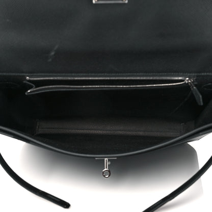 Hermes Epsom Kelly Depeches 36 Black 5 of 11