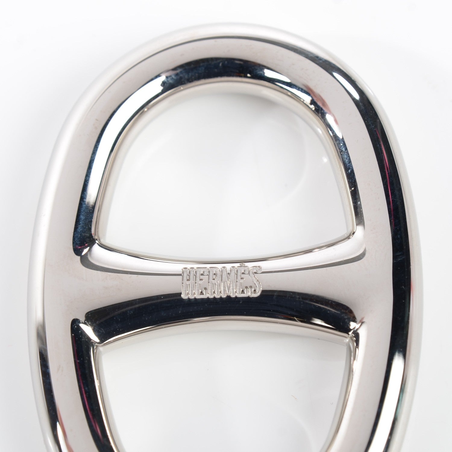 Hermes Palladium Chaine d'Ancre Scarf Ring 4 of 4