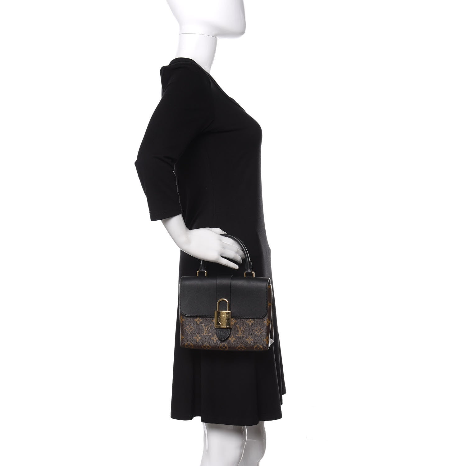Louis Vuitton Monogram Locky BB Black 2 of 9