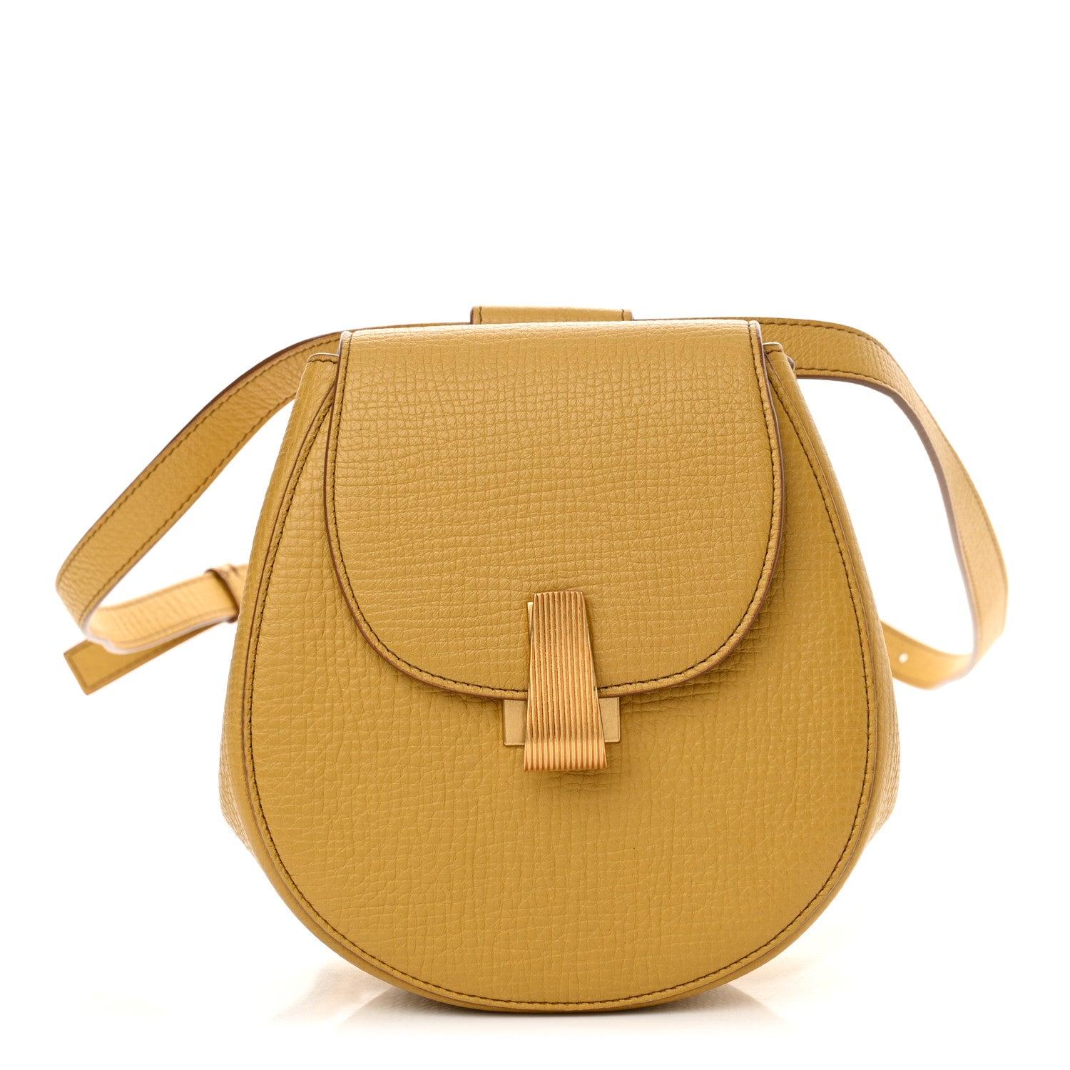 Bottega Veneta Palmellato Calfskin Rounded Belt Bag Butterscotch 1 of 12