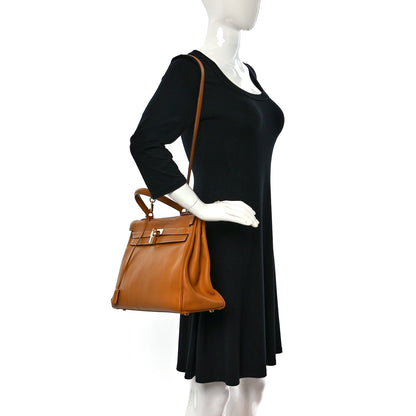 Hermes Fjord Kelly Retourne 35 Natural Sable 2 of 19