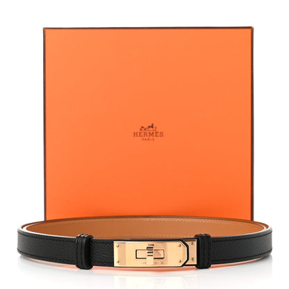 Hermes Epsom Kelly Belt Black 5 of 5