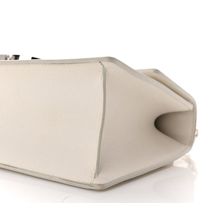 Christian Dior Grained Calfskin 30 Montaigne Chain Flap Bag White 10 of 10
