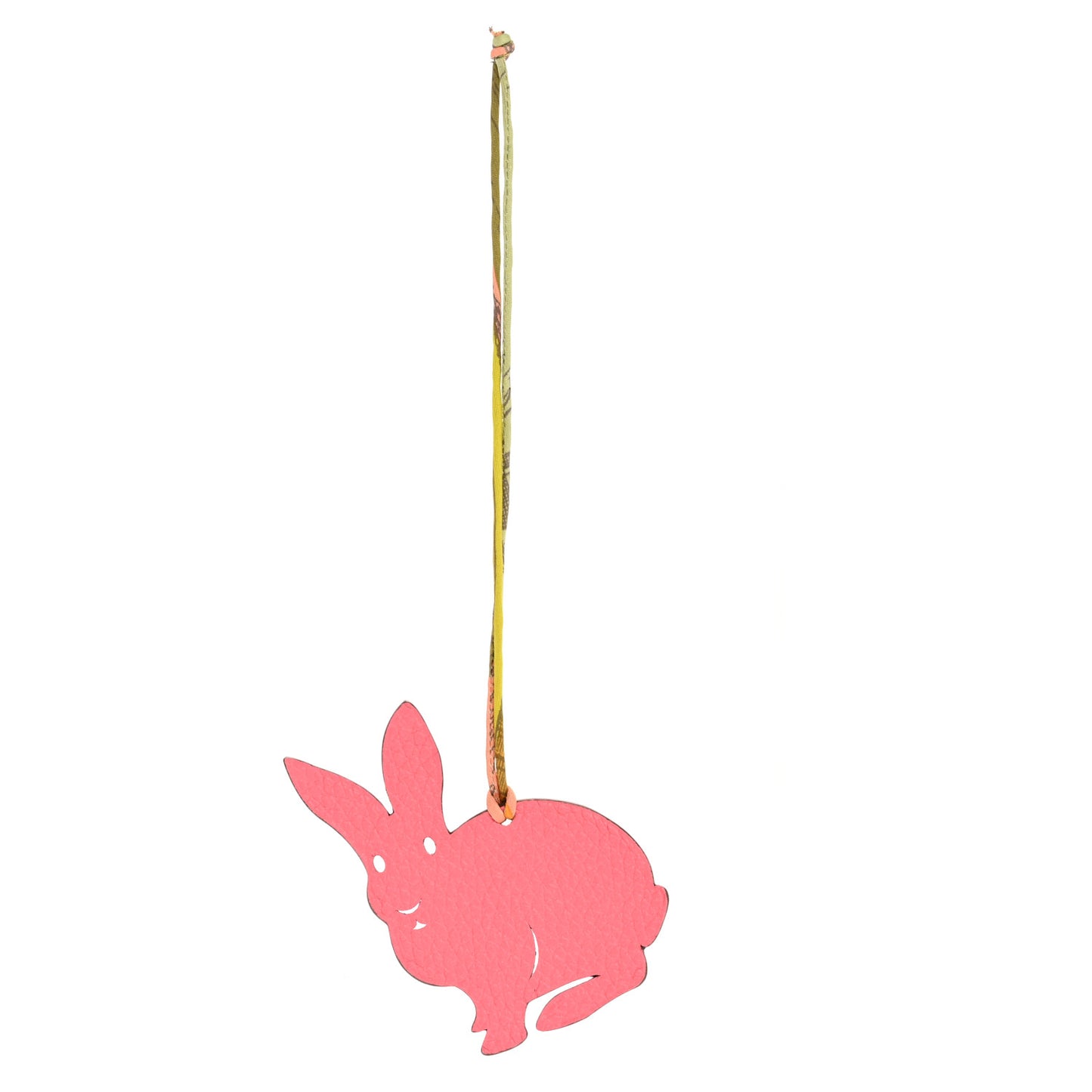 Togo Chevre Mysore Petit H Rabbit Bag Charm Rose Lipstick Mauve Pale
