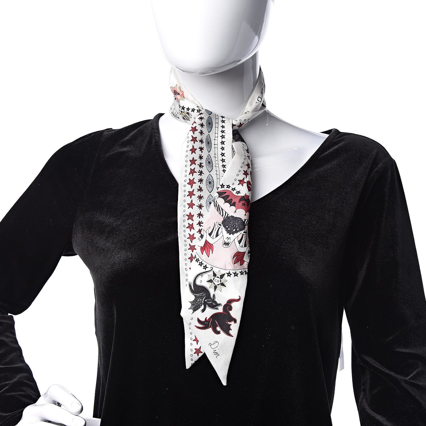 Silk Le Diable Mitzah Scarf