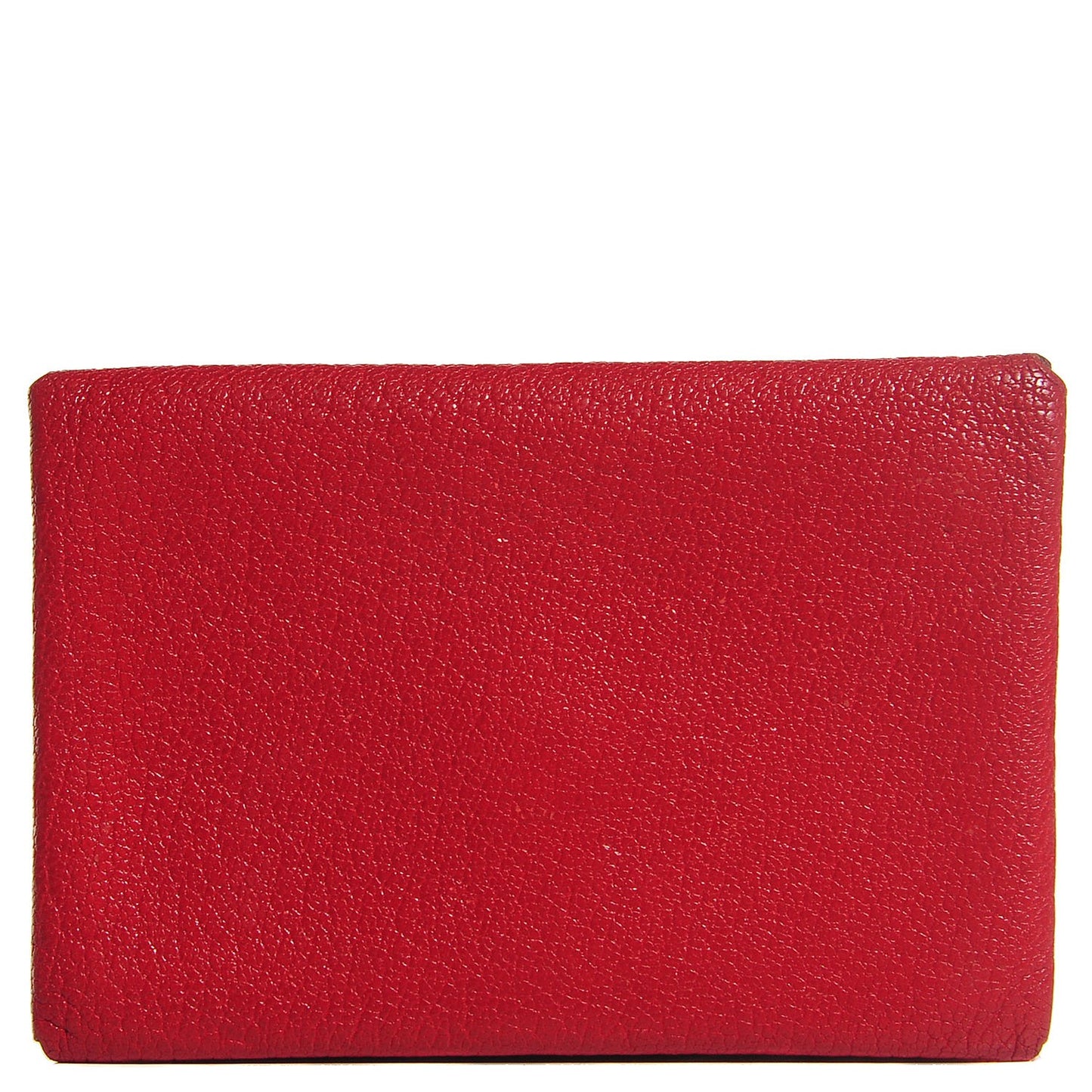 Chevre Mysore Calvi Card Case Rouge Garance