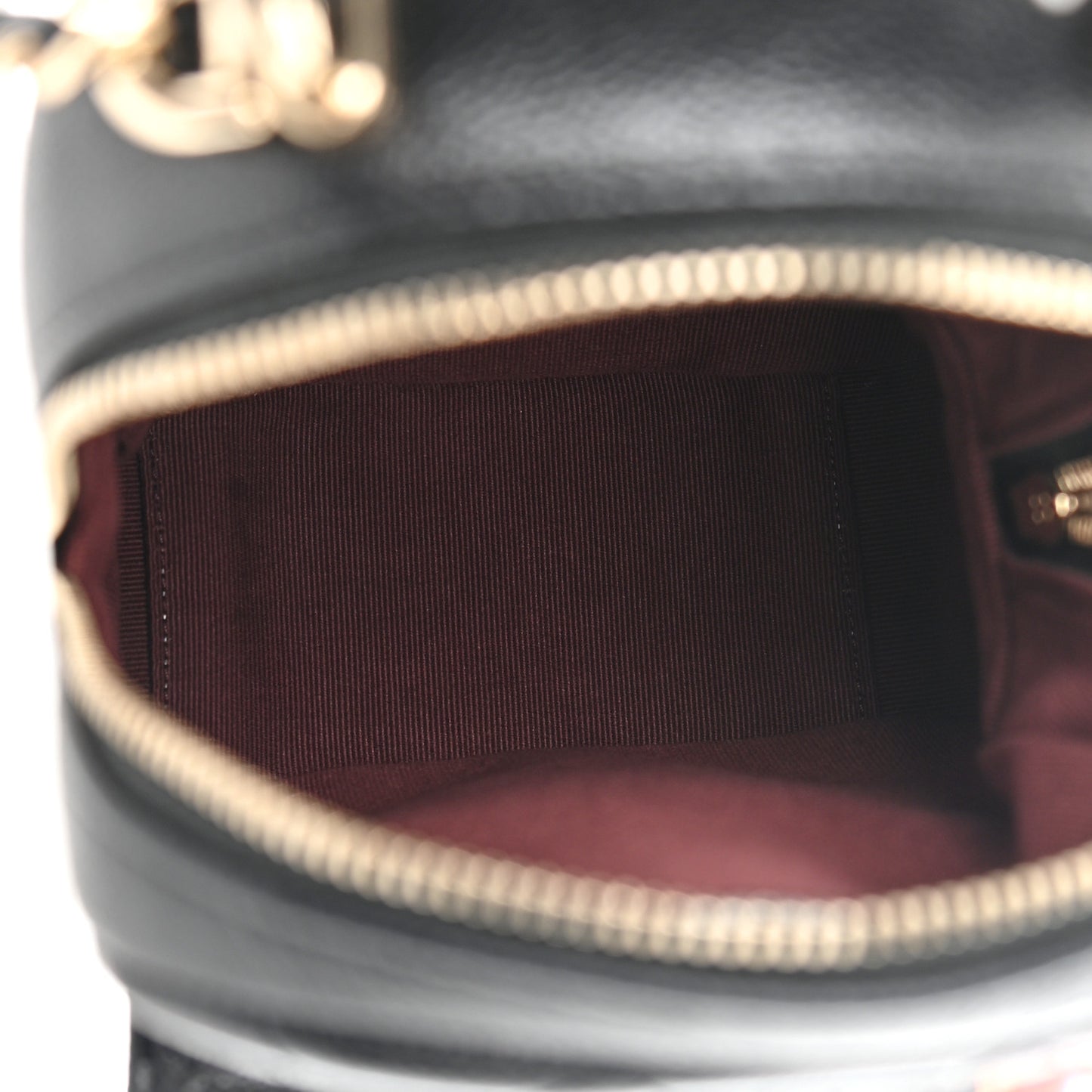 Caviar Quilted CC Mini Classic Backpack Black