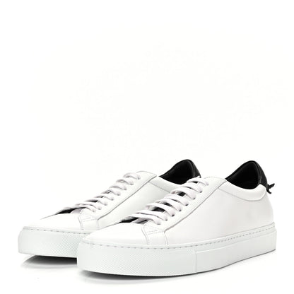 Givenchy Calfskin Womens Urban Street Sneakers 41 White Black 3 of 8