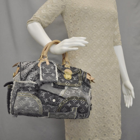 Denim Patchwork Speedy Black