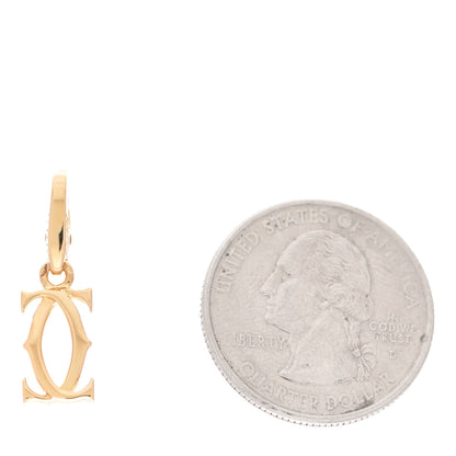 Cartier 18K Yellow Gold Logo Charm 2 of 5