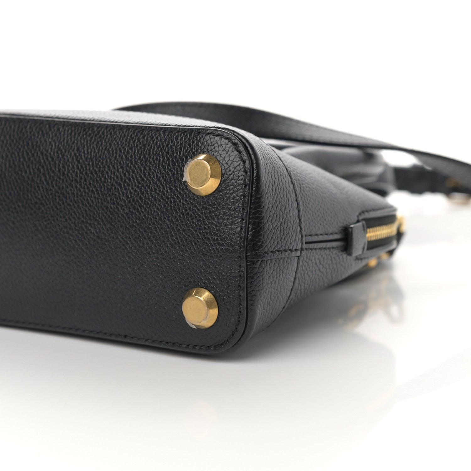 Balenciaga Grained Calfskin XXS Ville Top Handle Bag Black 6 of 12