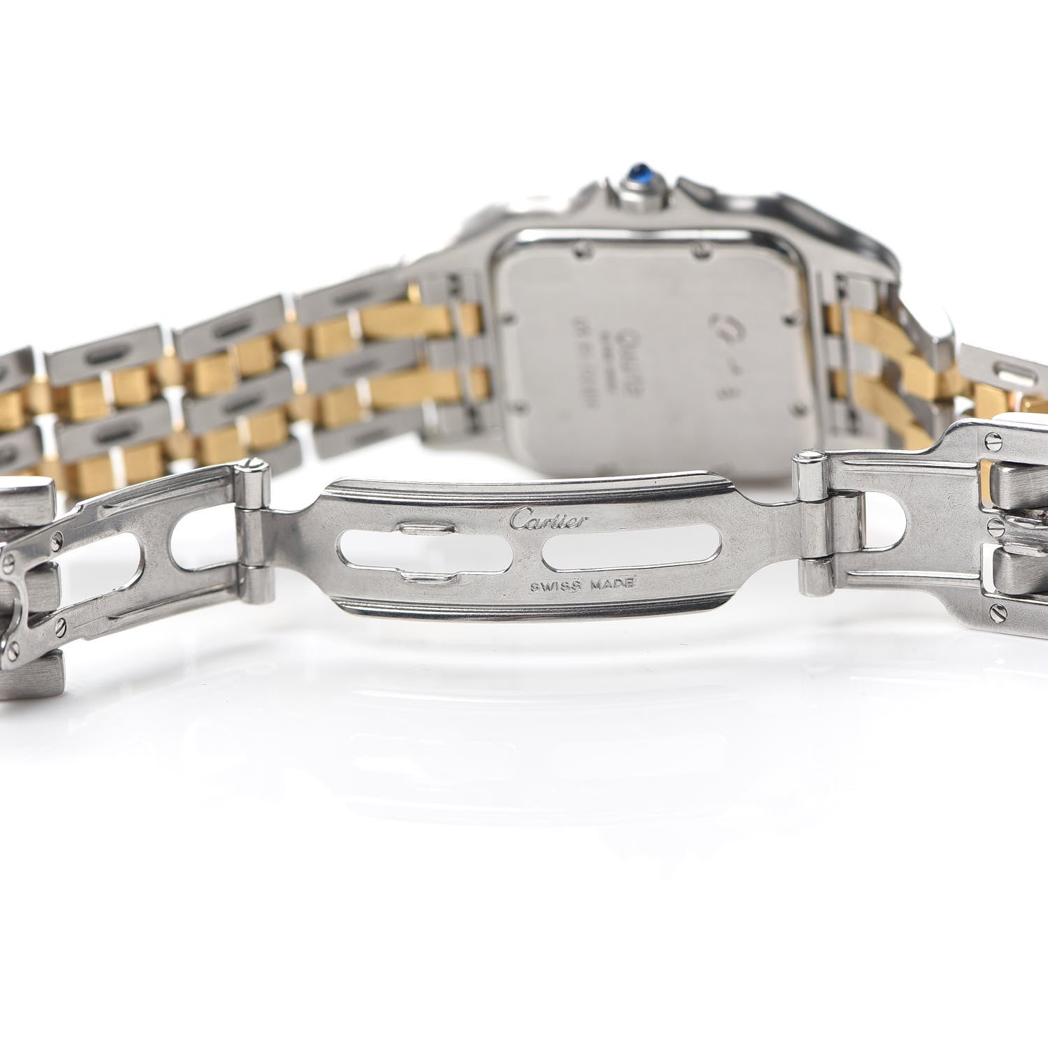 Cartier Stainless Steel 18K Yellow Gold 27mm Panthere Quartz Watch 5 of 5