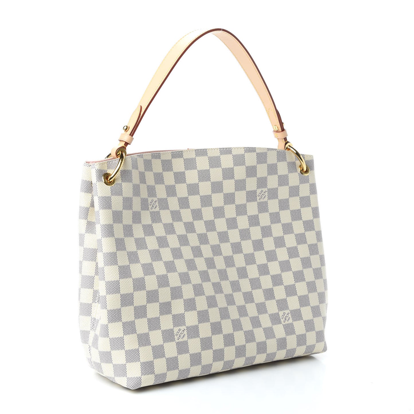Damier Azur Graceful PM Rose Ballerine
