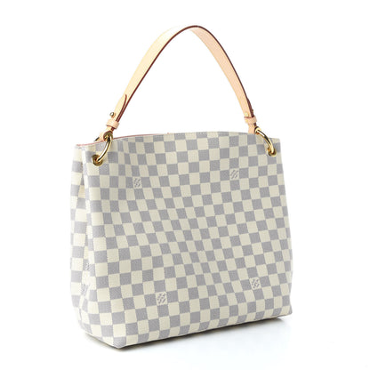 Louis Vuitton Damier Azur Graceful PM Rose Ballerine 3 of 9