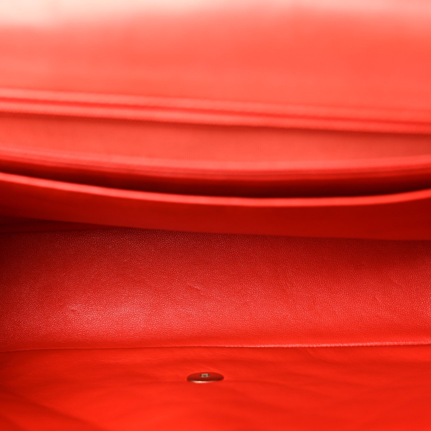 Chanel Lambskin Quilted Maxi Single Flap Red 5 of 15
