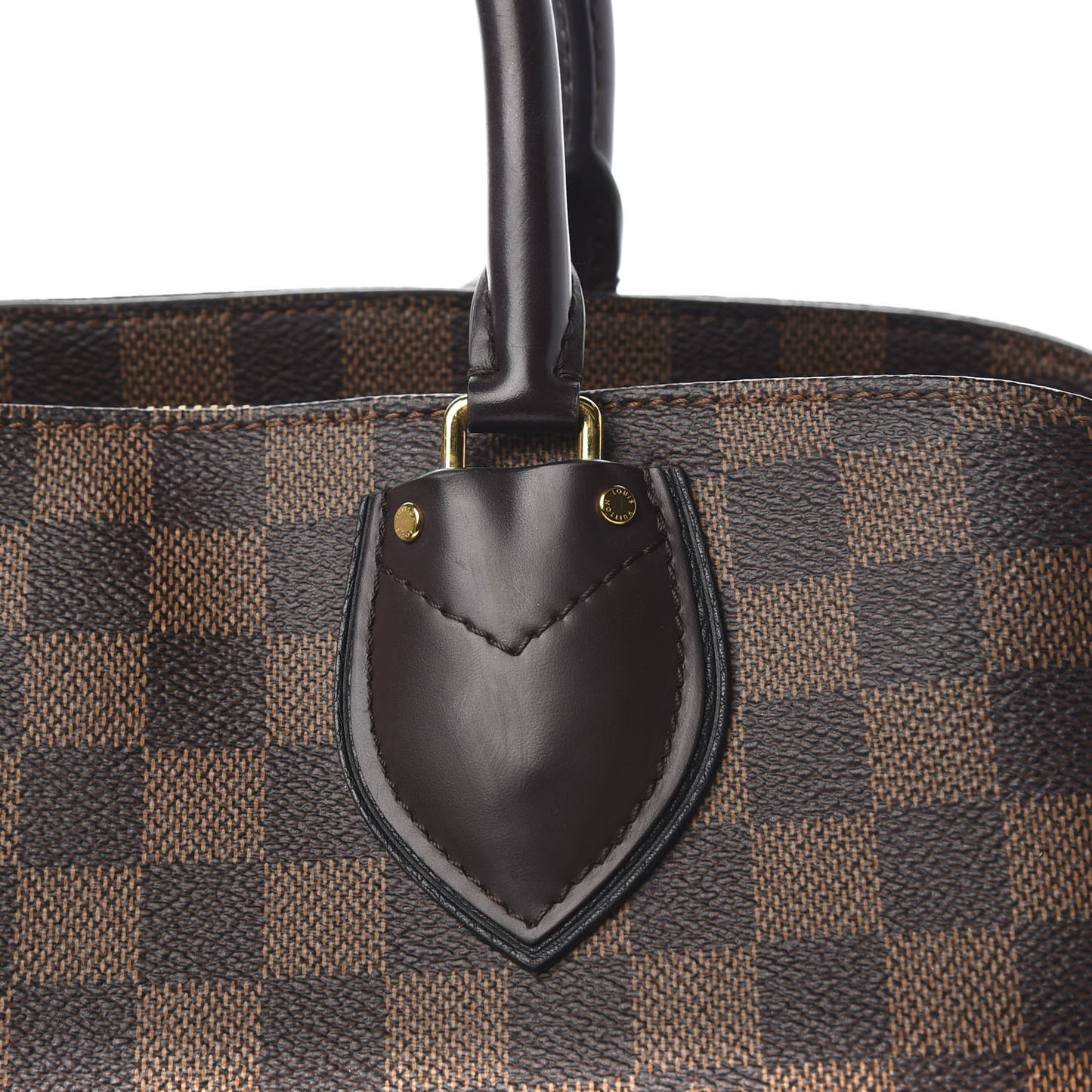 Cuir Taurillon Damier Ebene Normandy Black