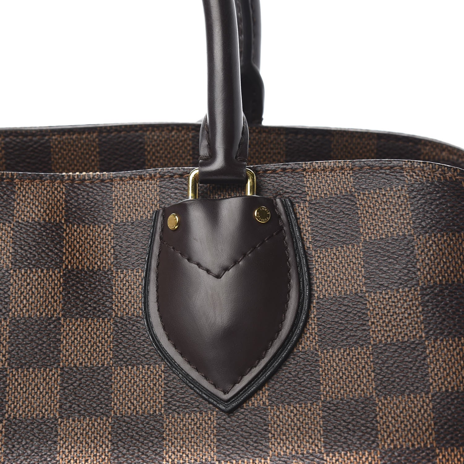 Louis Vuitton Cuir Taurillon Damier Ebene Normandy Black 9 of 9