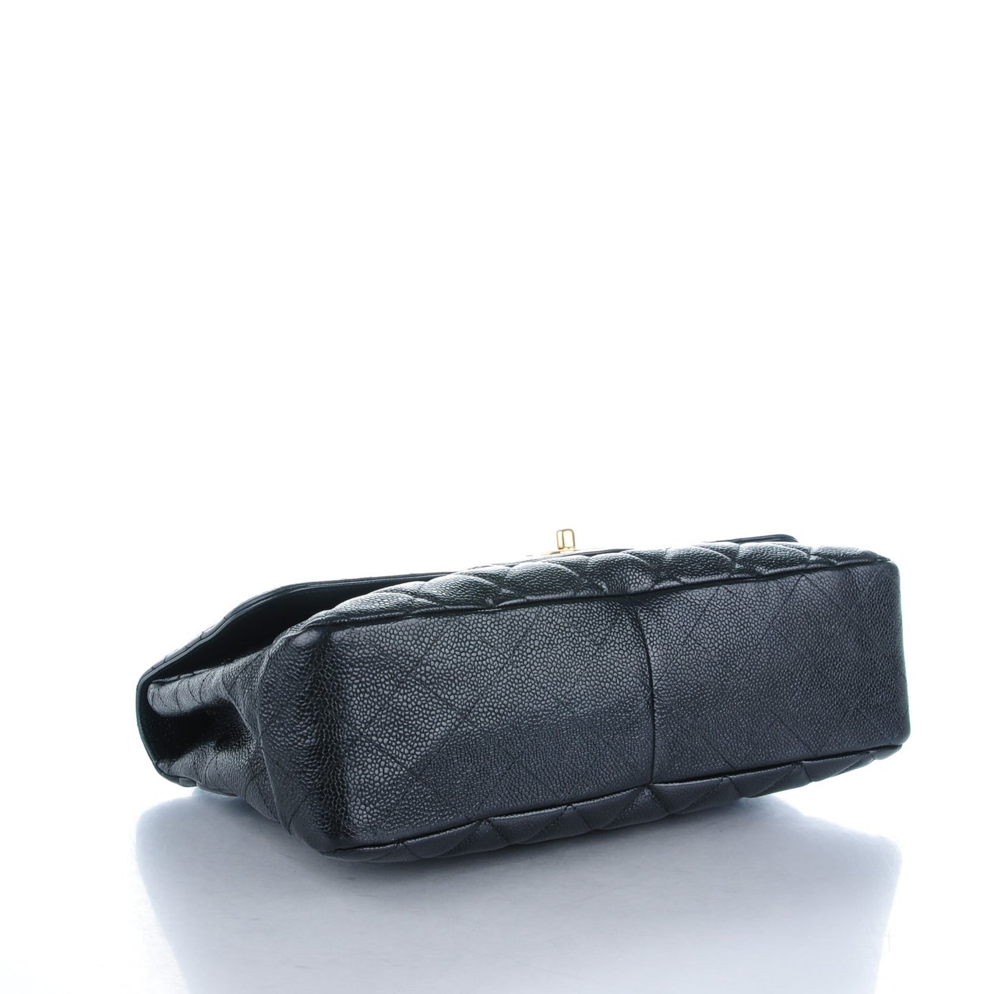 Caviar Quilted Jumbo Single Flap Black