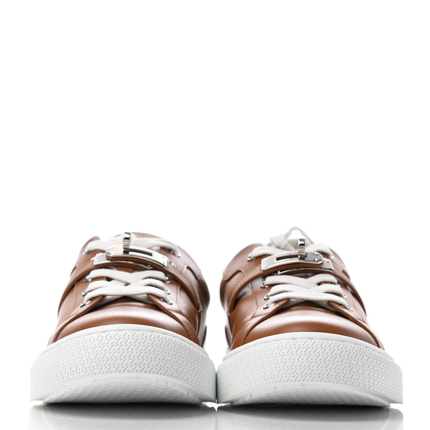 Calfskin Day Sneakers 38 Naturel