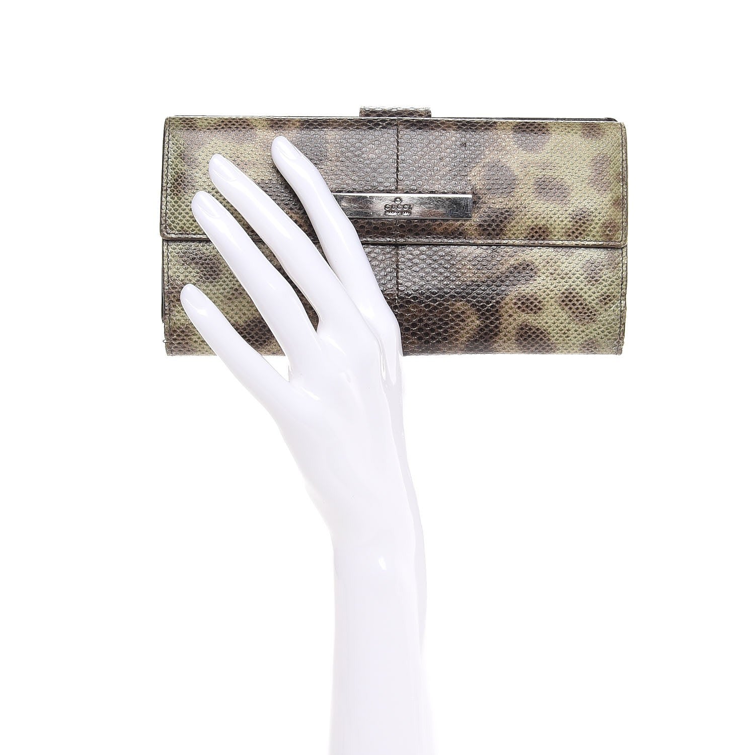 Gucci Python Continental Wallet Brown 2 of 9