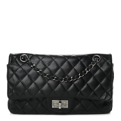 Chanel Lambskin Quilted Medium Hybrid Reissue Flap Black 1 of 13