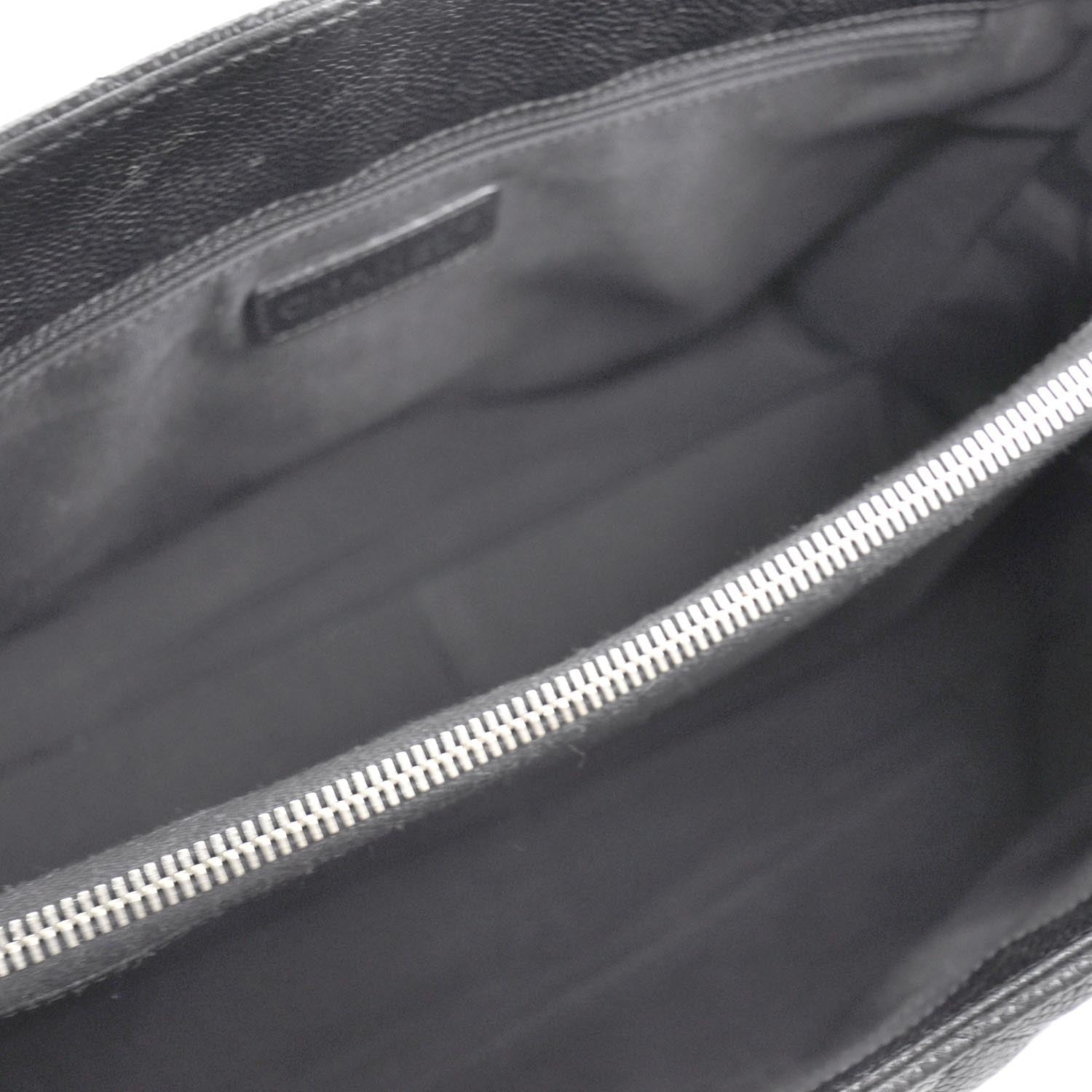 Chanel Caviar Quilted Grand Shopping Tote GST Black 7 of 11
