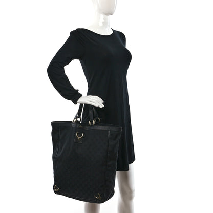 Gucci Monogram Abbey Tote Black 2 of 9
