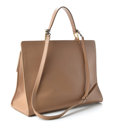 Balenciaga Calfskin Le Dix M Cartable Shoulder Bag Tomette 3 of 10