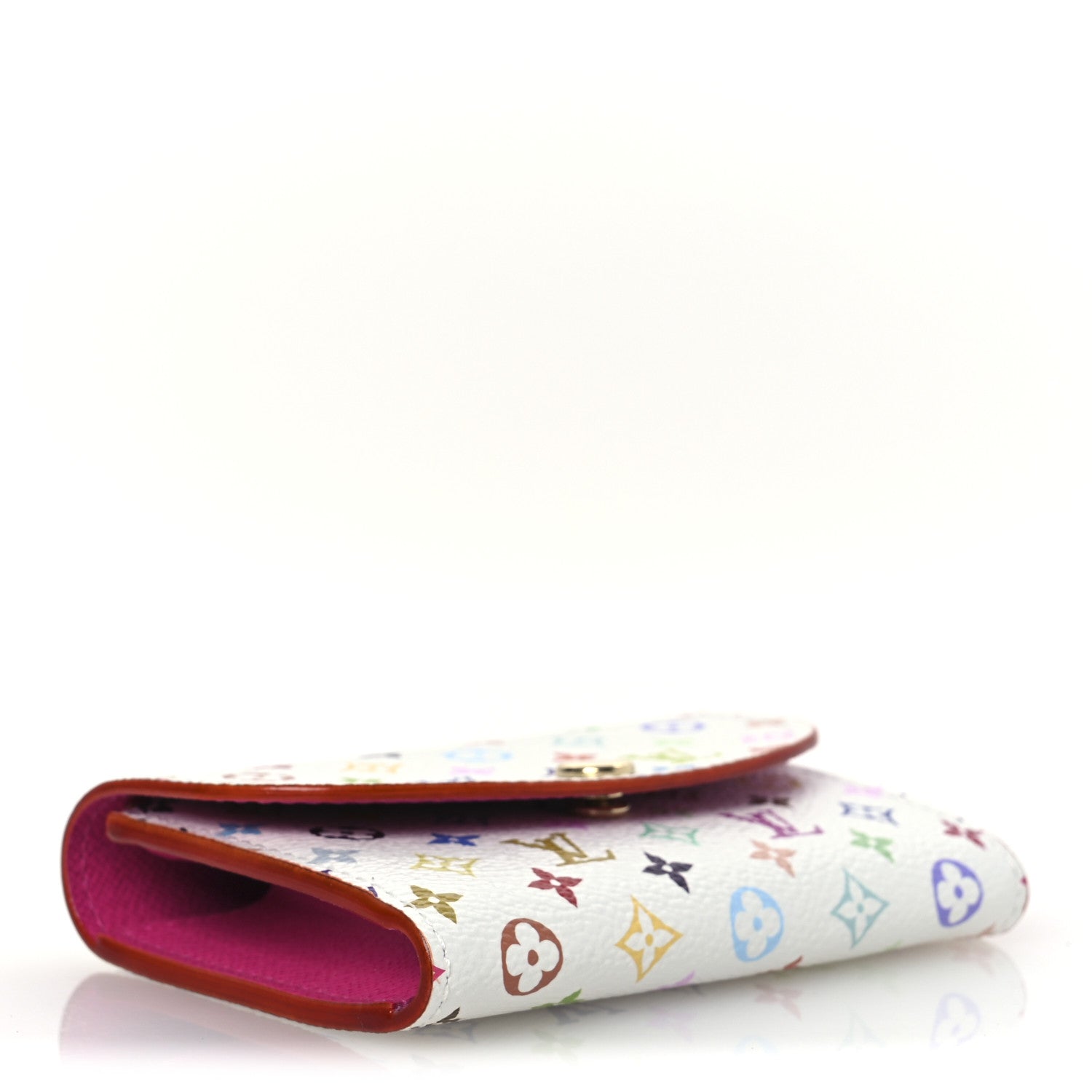 Louis Vuitton LV X TM Monogram Multicolor Rosalie Coin Purse White Kawaii Pink 4 of 7