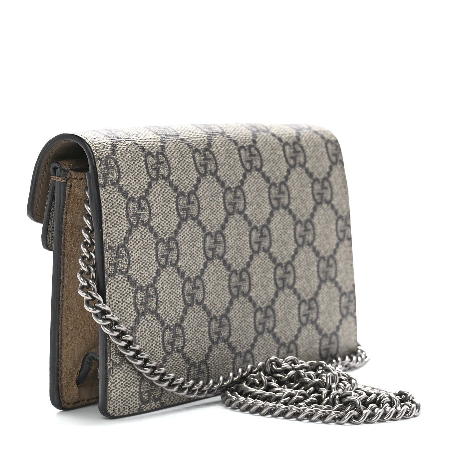 GG Supreme Monogram Super Mini Dionysus Shoulder Bag Taupe