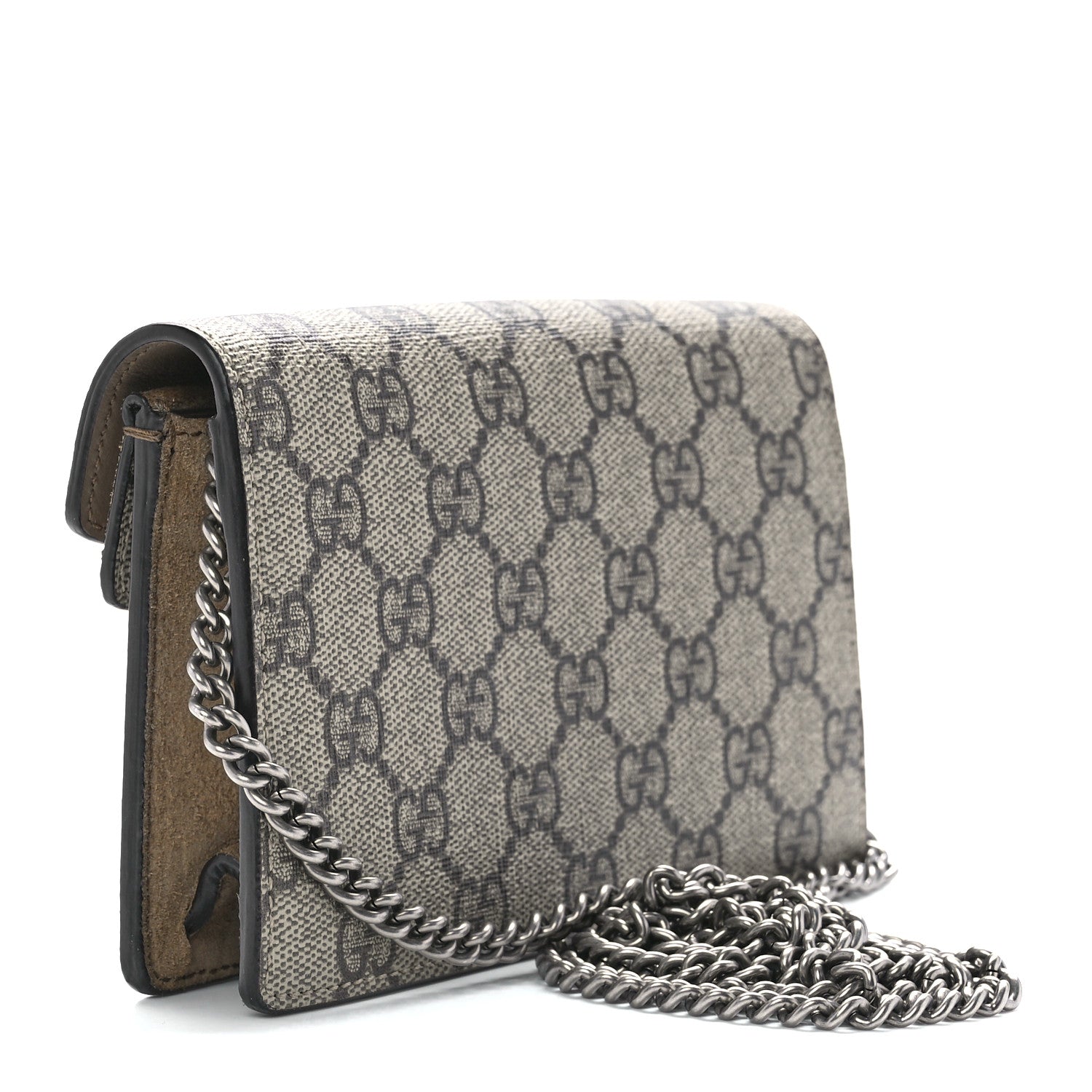 Gucci GG Supreme Monogram Super Mini Dionysus Shoulder Bag Taupe 3 of 10
