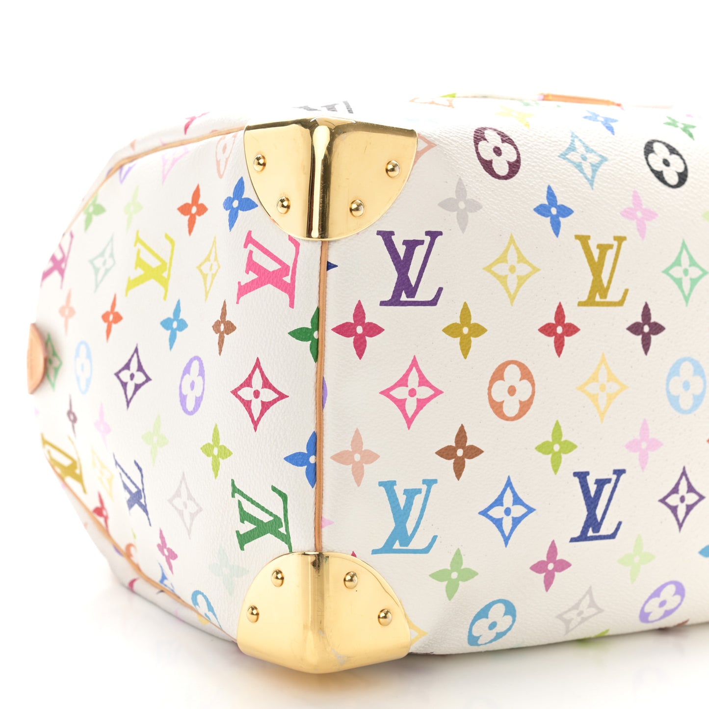 Monogram Multicolor Speedy 30 White