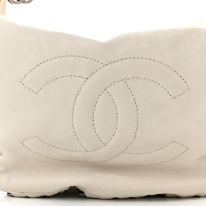 Chanel Calfskin Modern Chain Hobo White 8 of 12