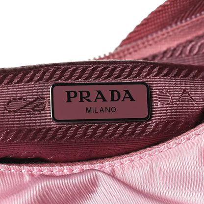 Prada Tessuto Nylon Saffiano Mini Re-Edition 2000 Bag Rosa 6 of 15