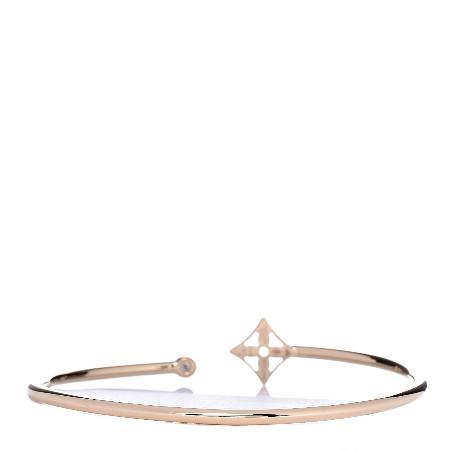 Louis Vuitton 18K Yellow Gold Diamond Idylle Blossom Twist Bracelet 3 of 5