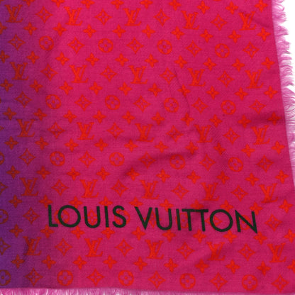 Louis Vuitton Wool Monogram Telling Stole Rose Pop 2 of 6